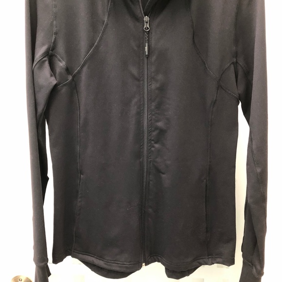 πHPπ MPG Black DayGlo Green Ruched Collar Reflective Slim Fit Athletic Jacket - Picture 14 of 14